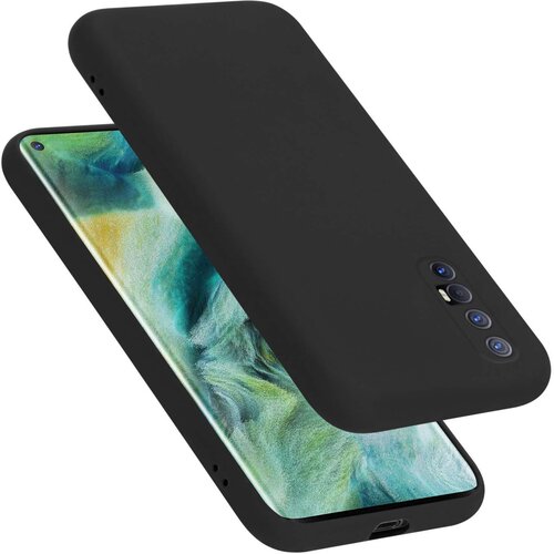 Cadorabo Ohi&scaron;je je združljivo z Oppo FIND X2 NEO in tekoča črna barva - Za&scaron;čitni ovitek iz prožnega silikona TPU, (20860258) Cene