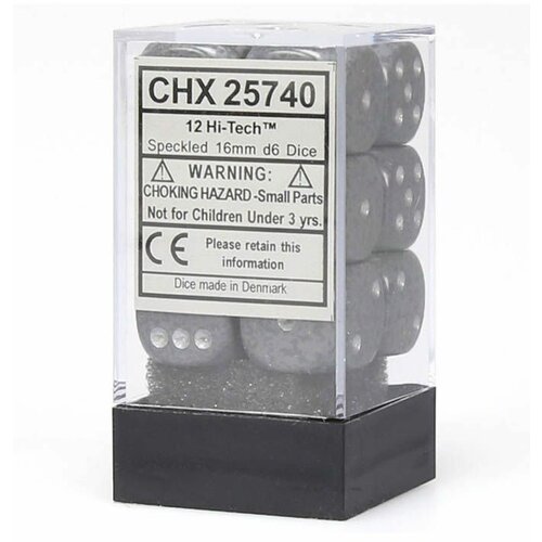 Chessex Kockice - Speckled - Hi-Tech - Dice Block 16mm (12) Slike
