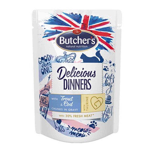 Butcher&amp;#039;s Hrana za mace 100g riba Slike