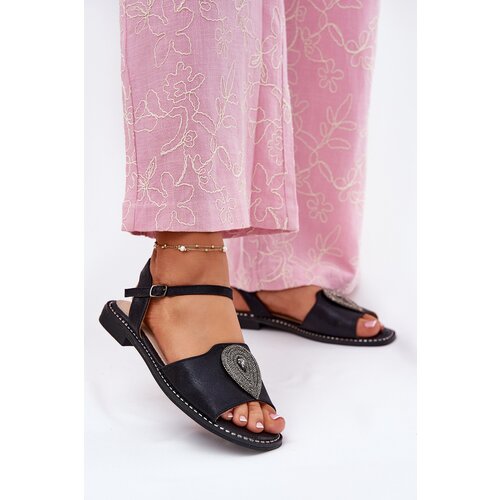 S. BARSKI Women&amp;#039;s Flat Sandals With Decoration S.Barski Slike