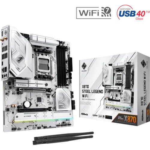 AsRock AM5 asrock X870 steel legend wifi matična ploča Slike