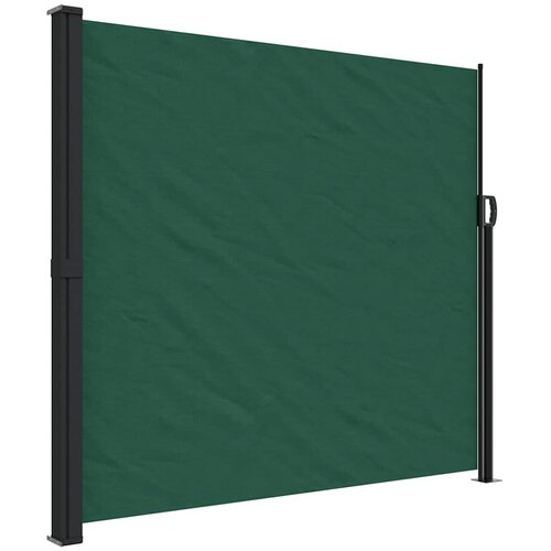  Bočna tenda na uvlačenje tamnozelena 180 x 500 cm Slike
