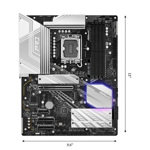 AsRock MB Z890 PRO RSLGA1851, 4xDDR5, 4xM.2, 4xSATAHDMI, DP, Thunderbolt USB4, ATX, RAID Cijene