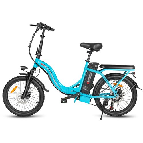 Samebike Zložljivo mestno električno kolo CY20, kolo z 20" naperami, 350 W 36 V 13 Ah, jezerno modra, (21960290) Cene