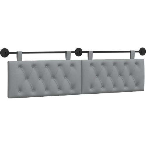  Držeće uzglavlje Zidne Svijetlo siva 170 x 55 x 7 cm tkanina - Svjetlosiva 160 cm bez LED Slike