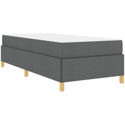  Krevetna konstrukcija Tamno siva 90 x 190 cm tkanina Slike
