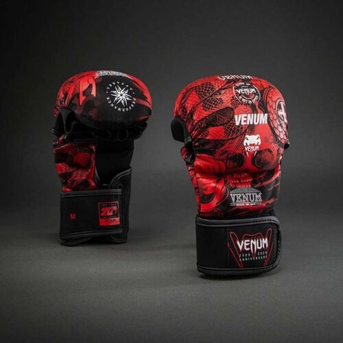 Venum 20th Anniversary MMA Sparing Rukavice Crno/Crvene S Slike