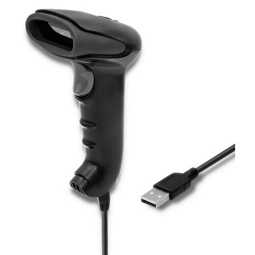 Qoltec 50866 Laser barcode reader 1D | CCD | USB | Black Cijene