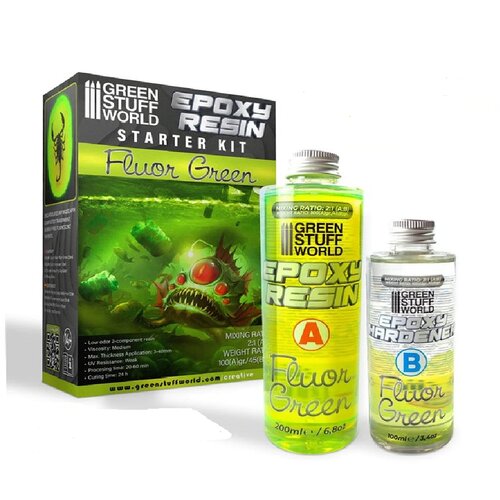 Green Stuff World epoksidna smola prozirna fluor lime 300ml Cene