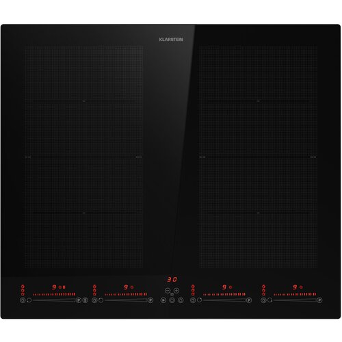 Klarstein Masterzone 60 Flex, indukcijska ploča, maks. 9600 W, ugrađeno, 4 Flex zone, ThermoBoost tehnologija, Smart Flex Cijene