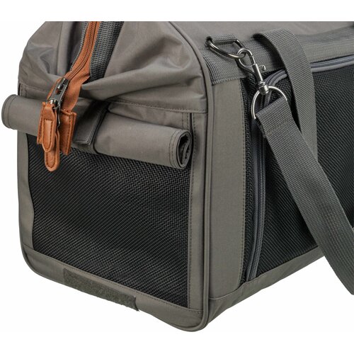 Trixie Prenosna torba Finlay sivo-rjava, 43x26x32 cm Slike