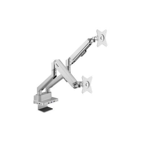 SpeaKa Professional br> <br> SP-MM-800<br> 2-struki <br> stolni nosač za monitor<br> 43,2 cm (17'') - 81,3 cm (32'')<br> integrirana priključna stanica, tehnologija plinskog tlaka, nagibni, o... Cijene