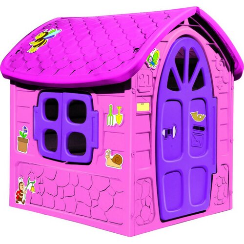 Dohany Toys roze velika kućica za decu 111x120x113cm sa ružičastim krovom ( 502788 ) Cene