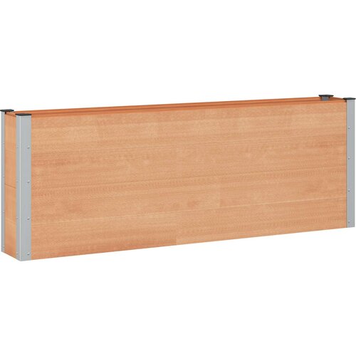  Vrtna visoka greda Rjava 200 x 30 x 72 cm WPC in aluminij, (5000287724) Cene