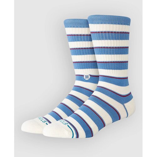 Stance Striped It Crew Socks capriblue Cene