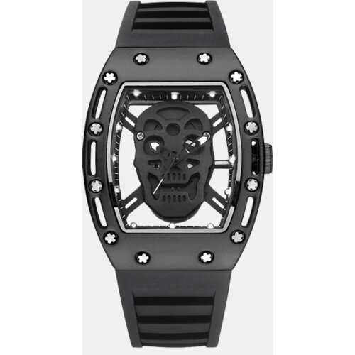 Pin-Time Moška ura Skullhead Črna Cene