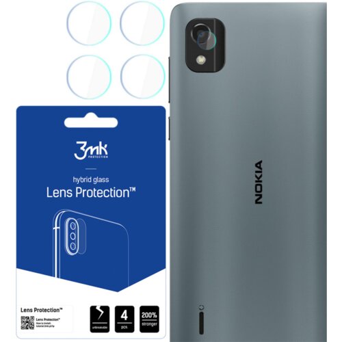 3mk NOKIA C2 2ND EDITION LENS PROTECTION ZA&amp;Scaron;ČITNO STEKLO ZA LEČE, (22000438) Slike