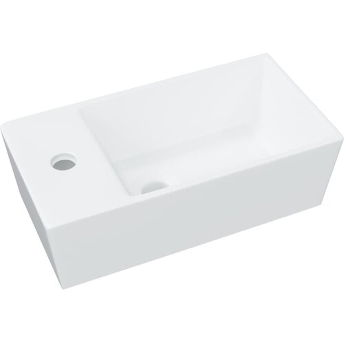 Maison Chic Umivalnik - Kopalna umivalnik - Lavabo bel 48x25x15 cm keramični, (21684992) Cene