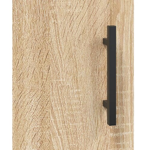  Visoka komoda hrasta sonome 69,5x34x180cm od konstruiranog drva Slike