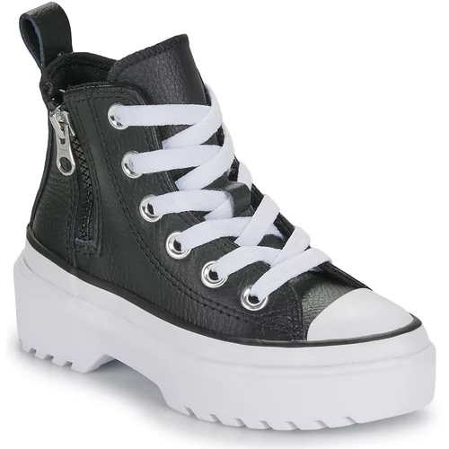 Converse CHUCK TAYLOR ALL STAR LUGGED LIFT PLATFORM LEATHER Crna