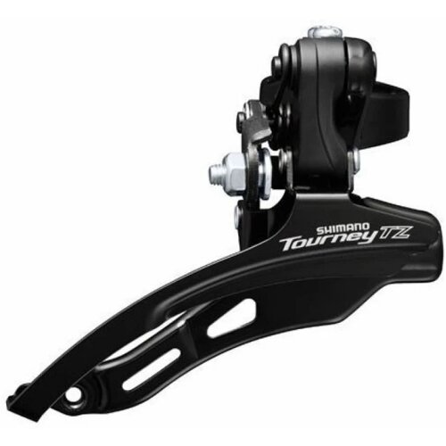 Shimano MENJAČ PREDNJI TOURNEY FDTZ510DS6 3 SPEED FRICTION FOR REAR 6/7 BRZINA DOWN SWING TOP PULL BAND TYPE 318MM CS ANGLE 6669 FOR TOP GEAR 48T CL 475MM INDPACK EFDTZ510DSTM6 Slike