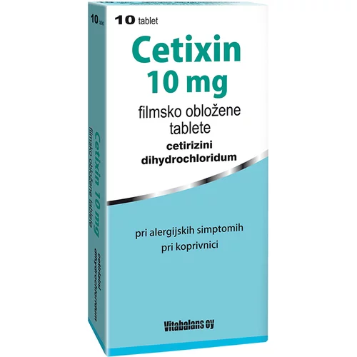  Vitabalans Cetixin 10 mg, filmsko obložene tablete