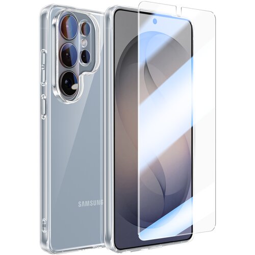AVIZAR Komplet celovite za&scaron;čite za Galaxy S26 Ultra ohi&scaron;je in steklo za zaslon / kamero, Prozorna, (5000274169) Cene