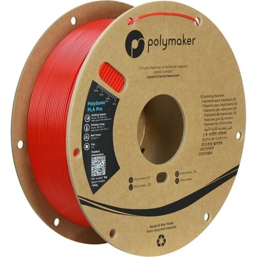 Polymaker PolySonic PLA Pro Red Cene