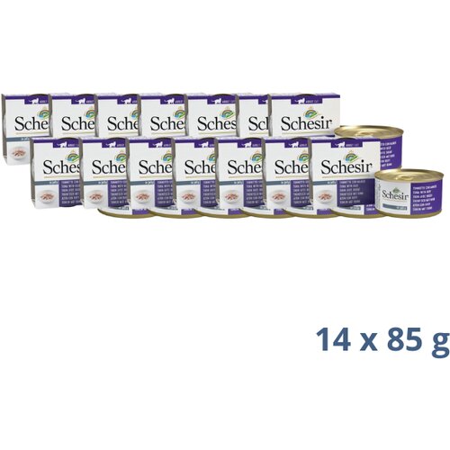 Schesir hrana za mačke Cat - Tunjevina i Govedina u želeu 1.2 kg Slike