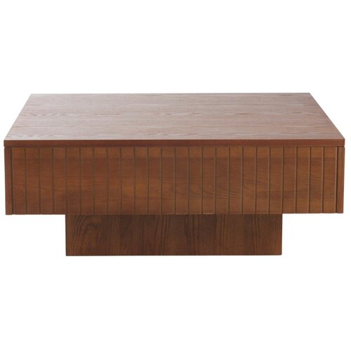 Jotex Tamno smeđi stolić za kavu od MDF-a 90x90 cm Furuvik &ndash; Cijene