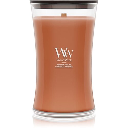 WoodWick Pumpkin Praline mirisna svijeća s drvenim fitiljem 610 g Cene