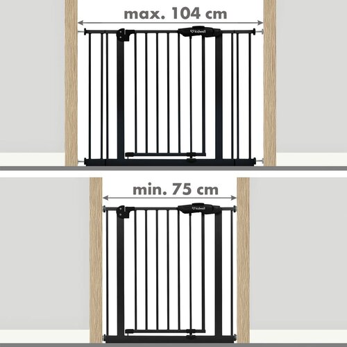 Kidwell Guarda crna sigurnosna vrata 75-104 cm Slike