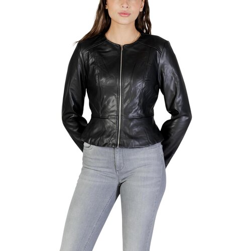 Jacqueline De Yong Usnjene jakne & Sintetične jakne Jdymisty Faux Leather Jacket Otw Sie 15353991 Črna Cene