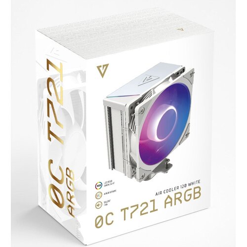 Modecom Volcano 0C T721 ARGB Processor Air cooler 12 cm White Cijene