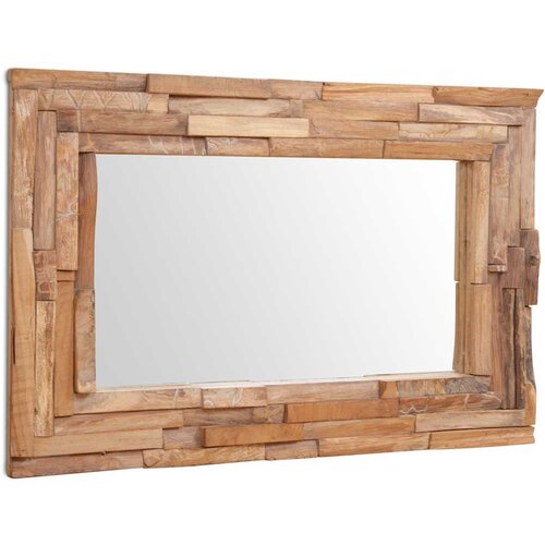  Ukrasno Ogledalo od Tikovine 90x60 cm Pravokutno Slike