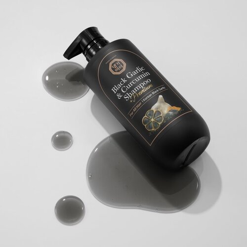 DAENG GI MEO RI Black Garlic &amp;amp; Curcumin Shampoo globinsko regeneracijski &amp;scaron;ampon za okrepitev in rast las 500 ml Slike