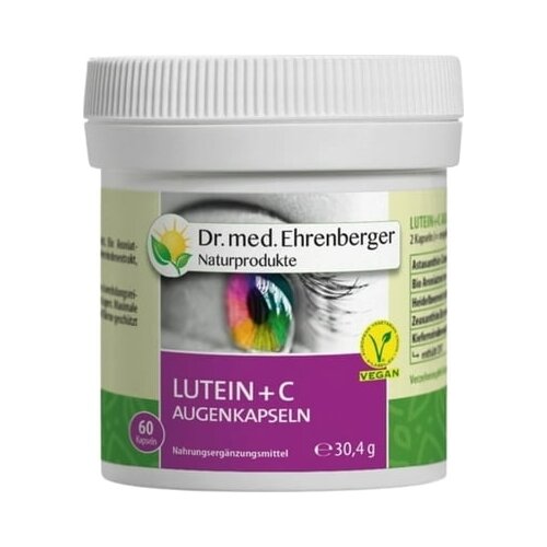 Dr. med. Ehrenberger - bio in naravni izdelki lutein + c kapsule za oči Cene