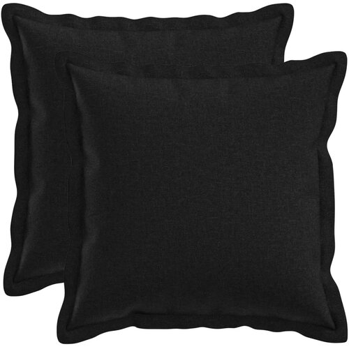  Jastuk s jastukom HOUTEN 2 kom. Crna Umjetni lan - Crna 50 x 50 cm 2 Cene