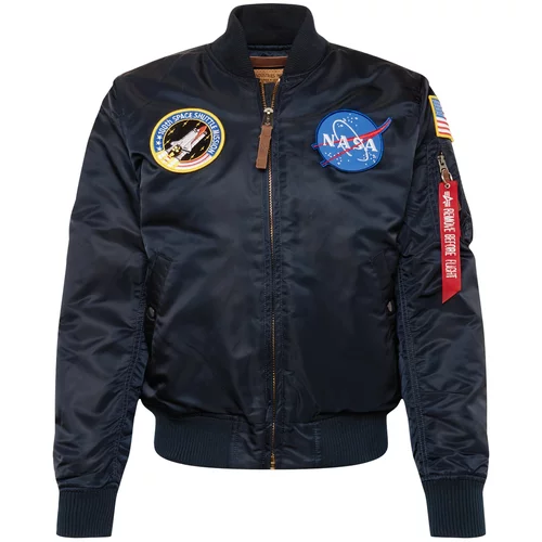Alpha Industries Prehodna jakna 'NASA' modra / nočno modra / rdeča / bela