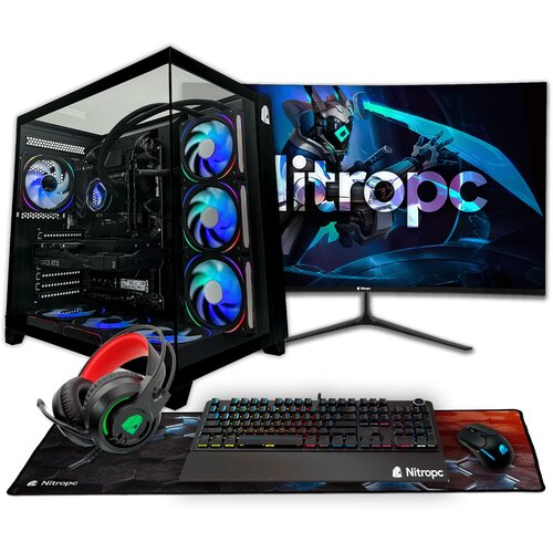 Nitropc Popoln igralni računalnik Pack Diamond Plus - AMD Ryzen 7 7700X, RTX 5060 Ti 16GB, RAM 32GB, M.2 2TB, Črna, (5000007662) Cene