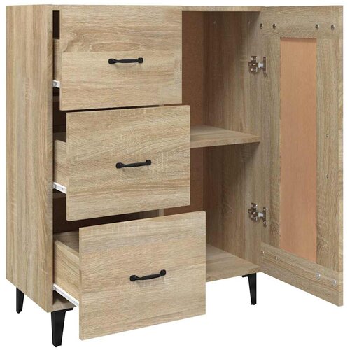  Komoda boja hrasta sonome 69,5x34x90 cm od konstruiranog drva Slike