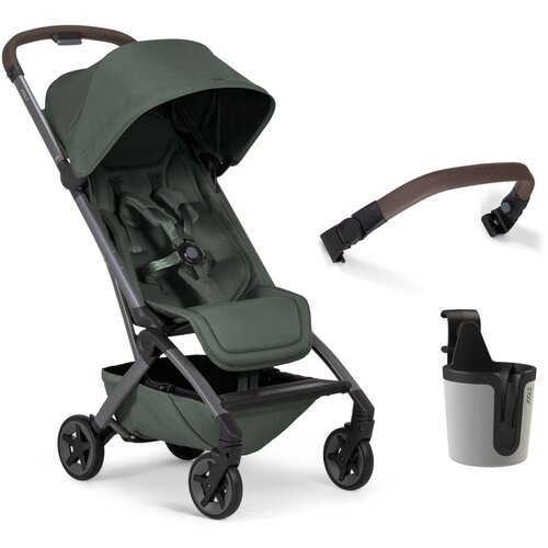 Joolz &amp;scaron;portni voziček + sprednje varovalo in držalo za stekleničko Aer2 forest green Slike