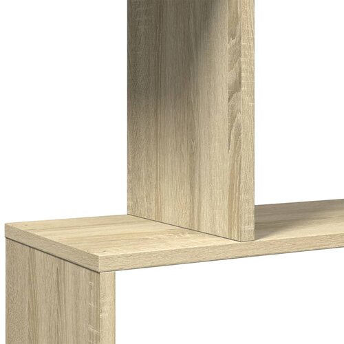 Pregrada / regal za knjige 5 razina hrast 70x24x161 cm drveni Smeđa Slike