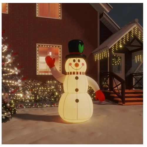  Napihljiv snežak z LED lučkami 120 cm