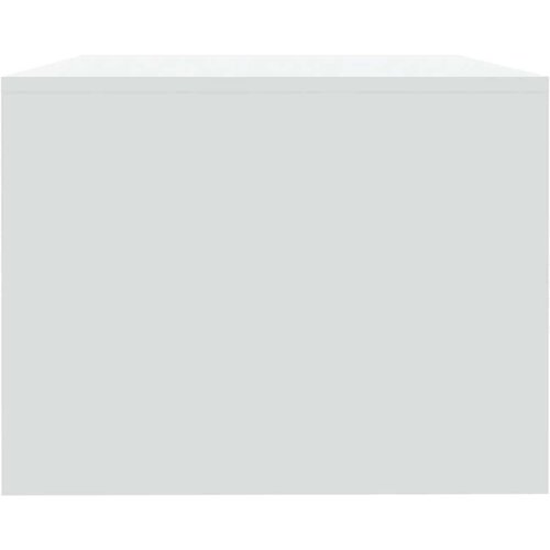 vidaXL Klubska mizica bela 102x55x42 cm konstruiran les Cene