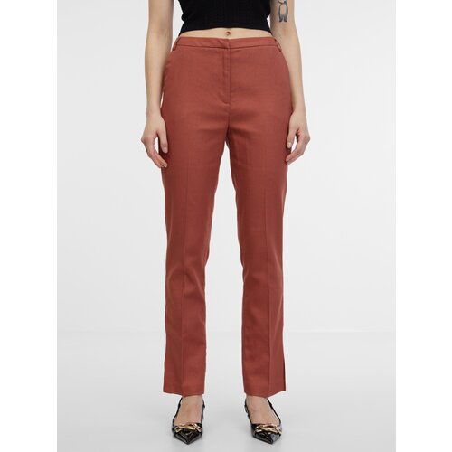 Orsay Brown Women's Trousers - Women's Cene