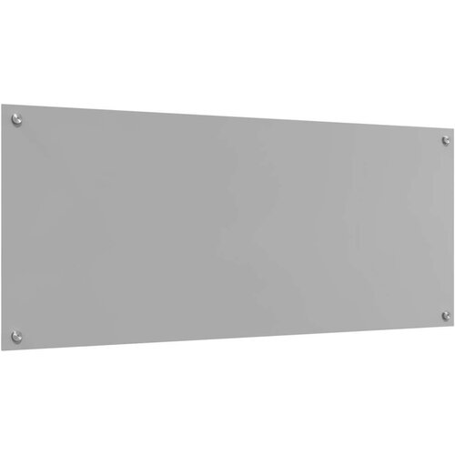 vidaXL Zidna obloga za kuhinju Svjetlosiva Staklo 120 x 50 cm Izdržljiva Cijene