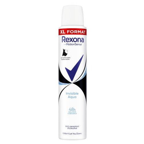 Rexona MotionSense Invisible Aqua u spreju antiperspirant 200 ml za ženske Cijene