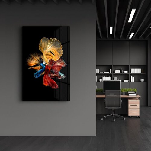 WALLXPERT OGLS-8090 - Vi&scaron;enamenska Tempered Staklena Slika 70 x 110 cm Cene