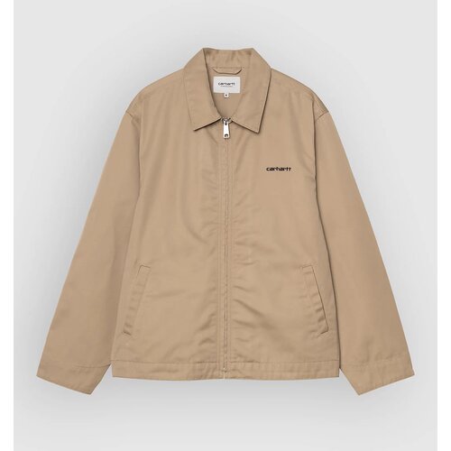 Carhartt WIP Module Script Jakna leather / black Cene